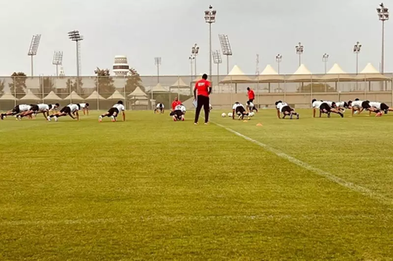 منتخب الناشئين يختتم تدريباته لملاقاة السعودية ودياً في إطار استعداداته لكأس الخليج